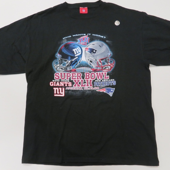 VF Imagewear Other - Super Bowl XLII Patriots Giants T-Shirt XL NWOT VF Imagewear Other - Super Bowl XLII Patriots Giants T-Shirt XL NWOT